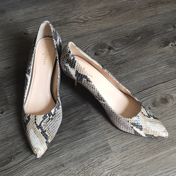 Cole Haan Shoes - Price firm! Cole Haan Snake Print pump